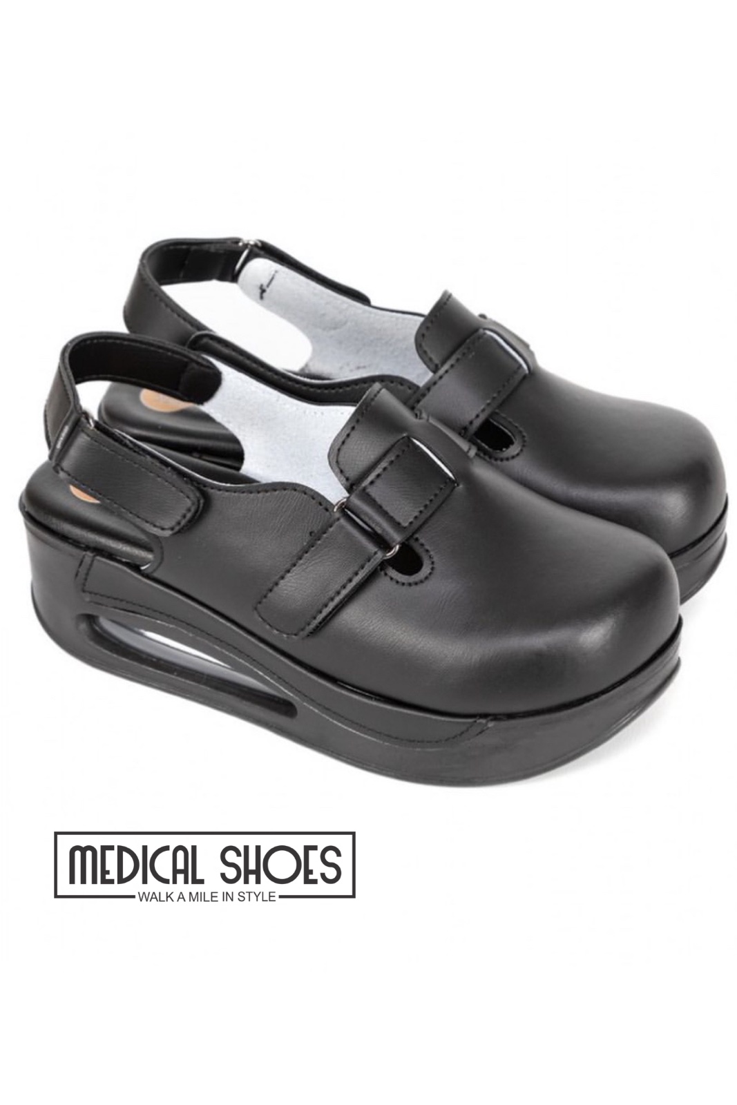Air Max Klompe Medical Crna sa Kaisem Pozadi 3