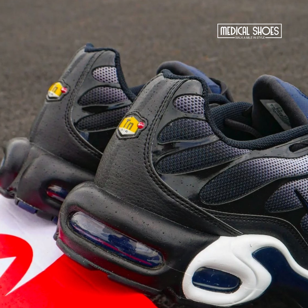 Nike Air Max Plus TN Black White DK Blue 3