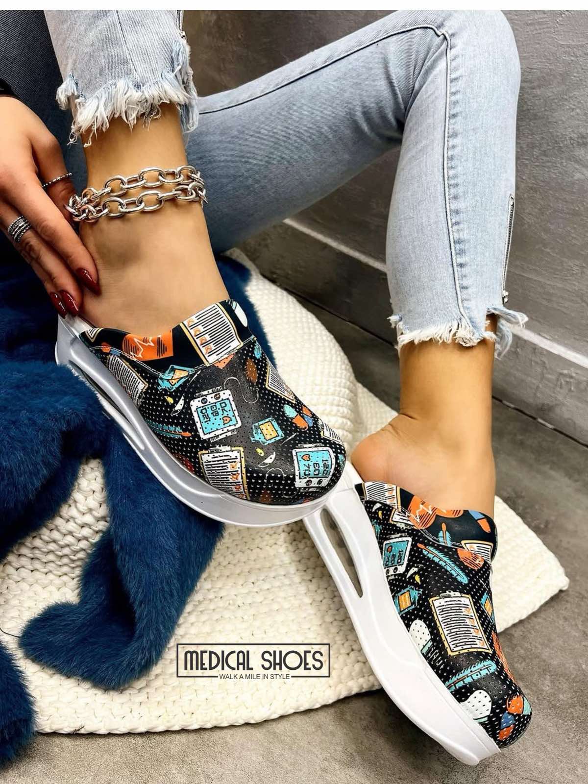 Air Max Klompe Medical Crna