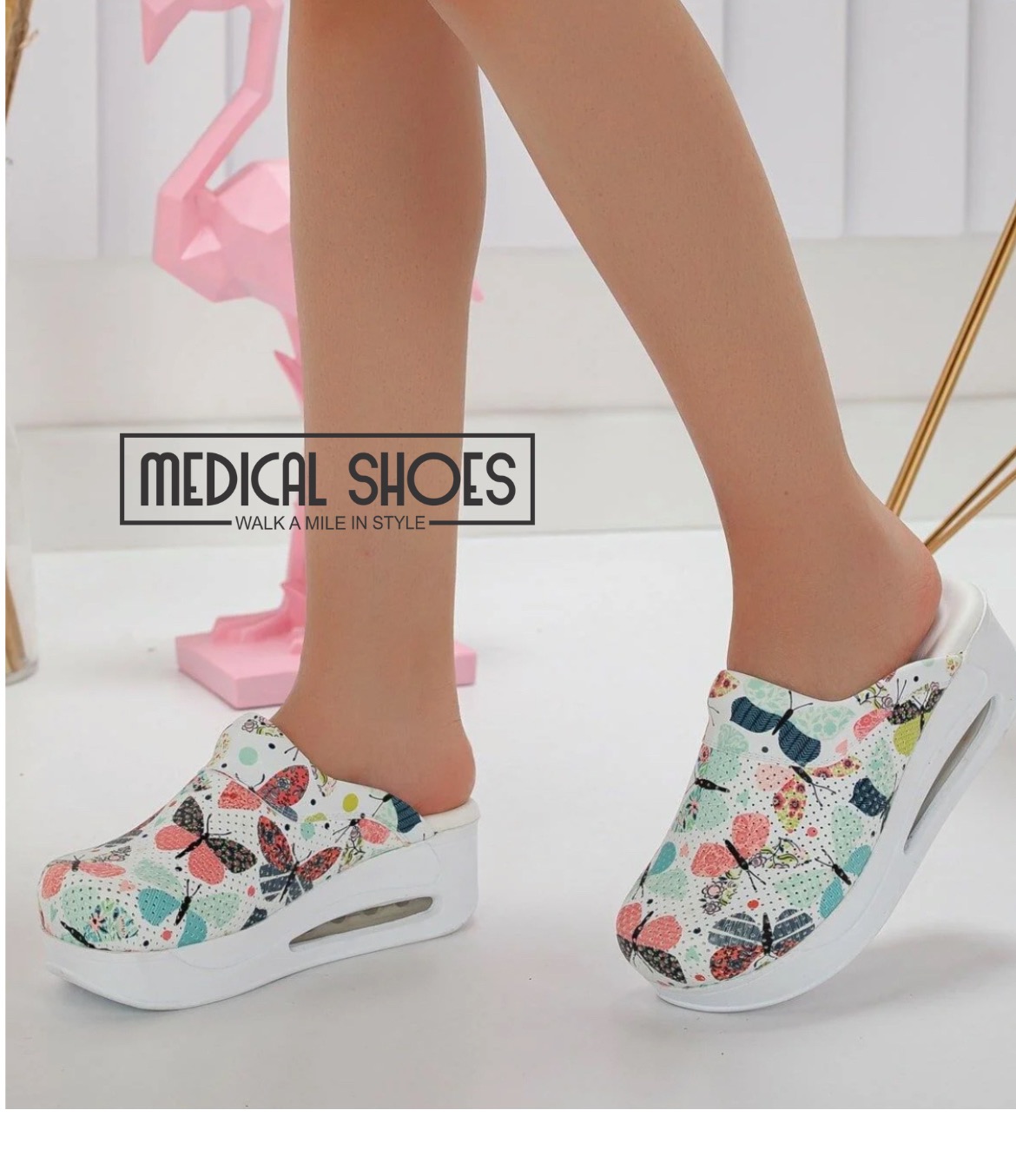 Air Max Klompe Medical Leptir Bijela