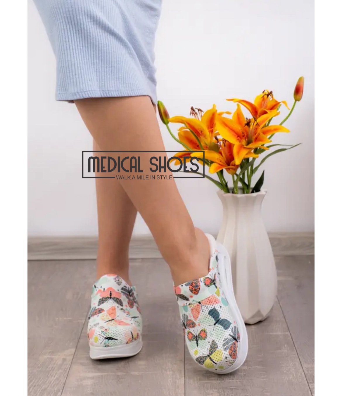 Air Max Klompe Medical Leptir Bijela, drugi prikaz