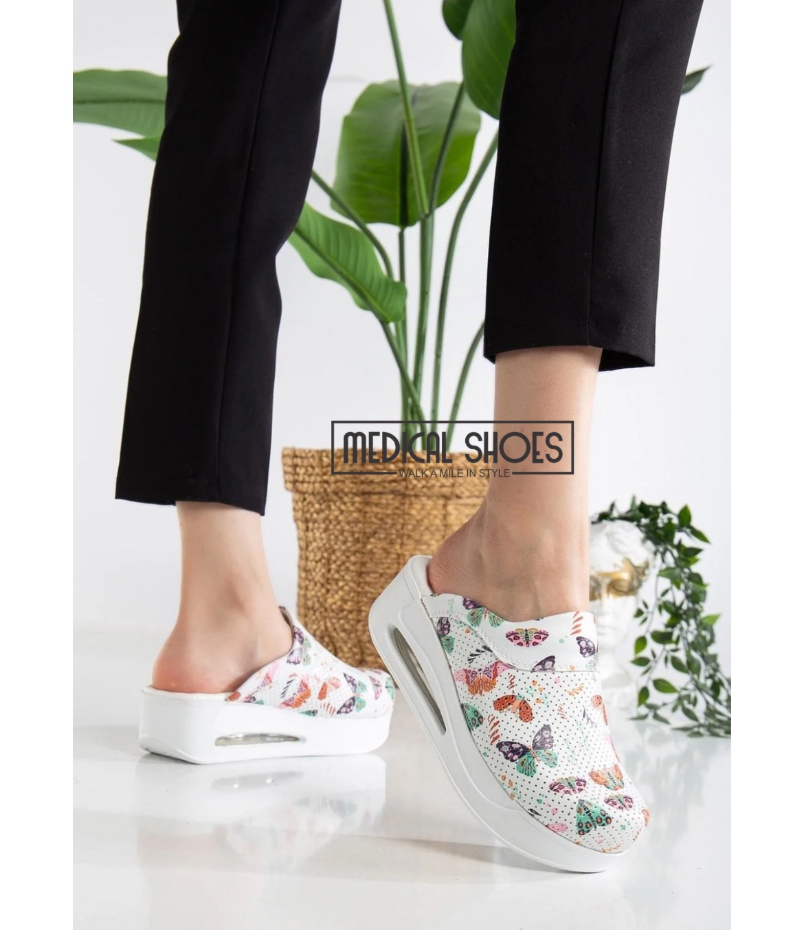 Air Max Klompe Medical Leptir Bijela 3