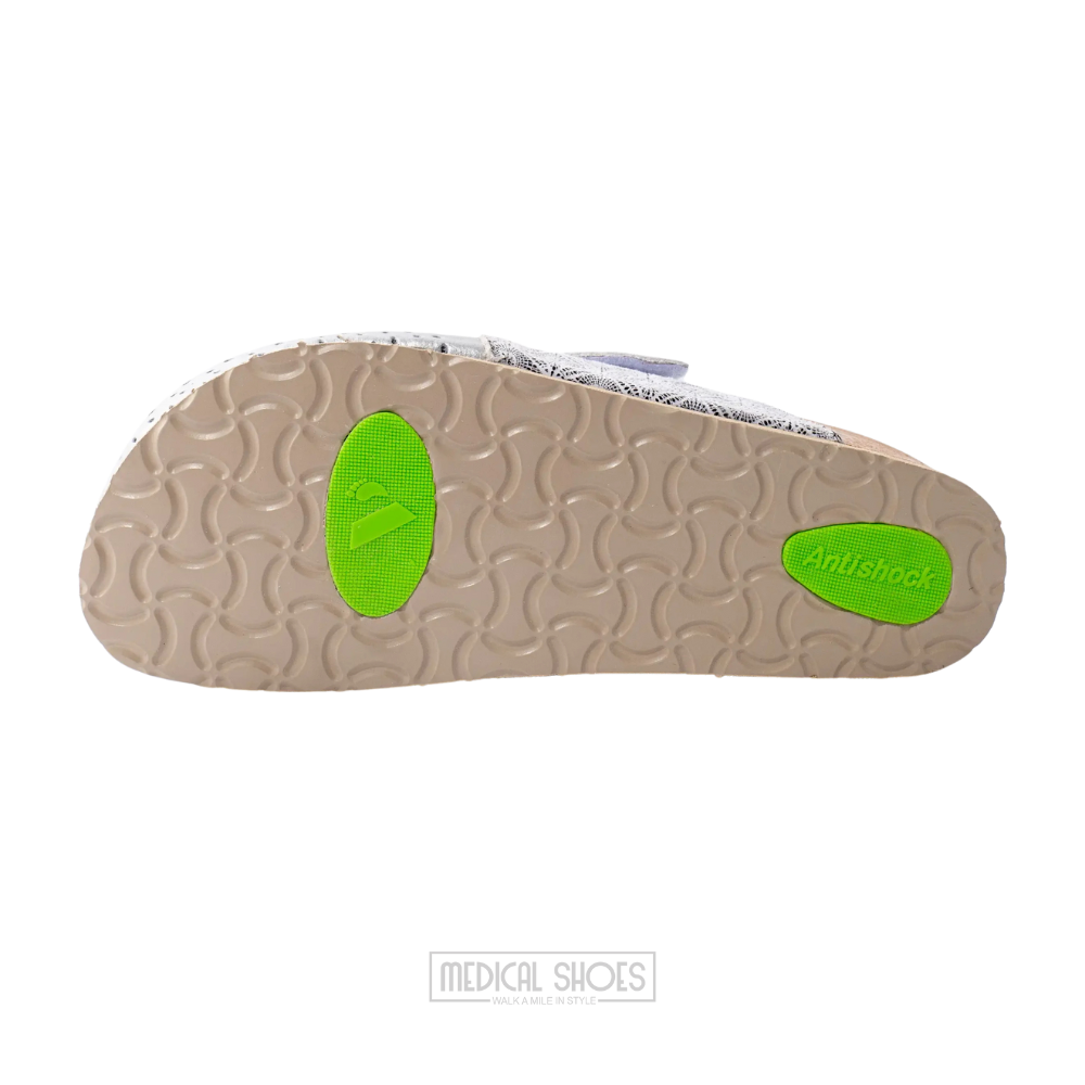 Free-step Komfort klompa LUX srebrna 4