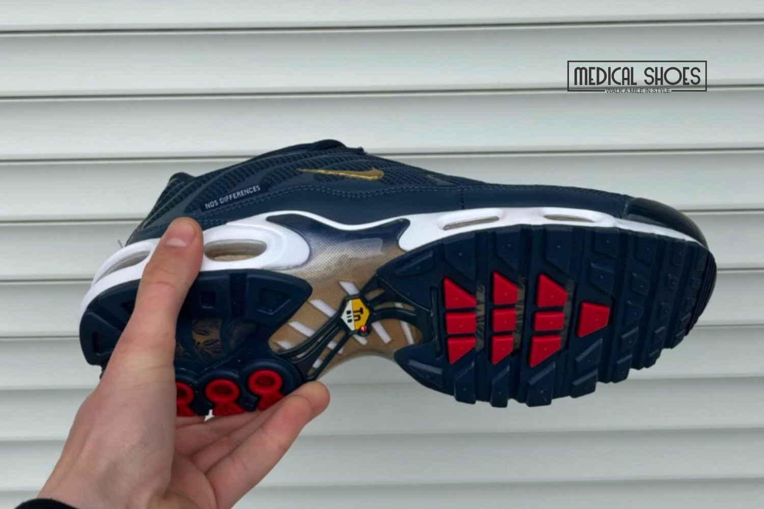 Nike Air Max Plus Blue Gold White 3
