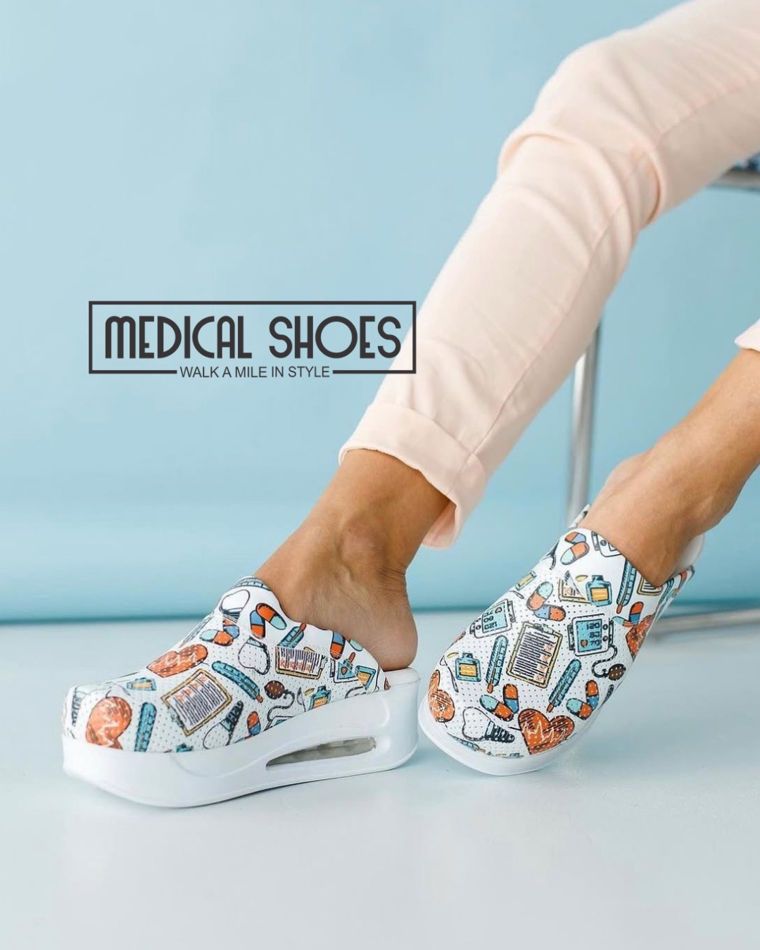 Air Max Klompe Medical Bijela, drugi prikaz