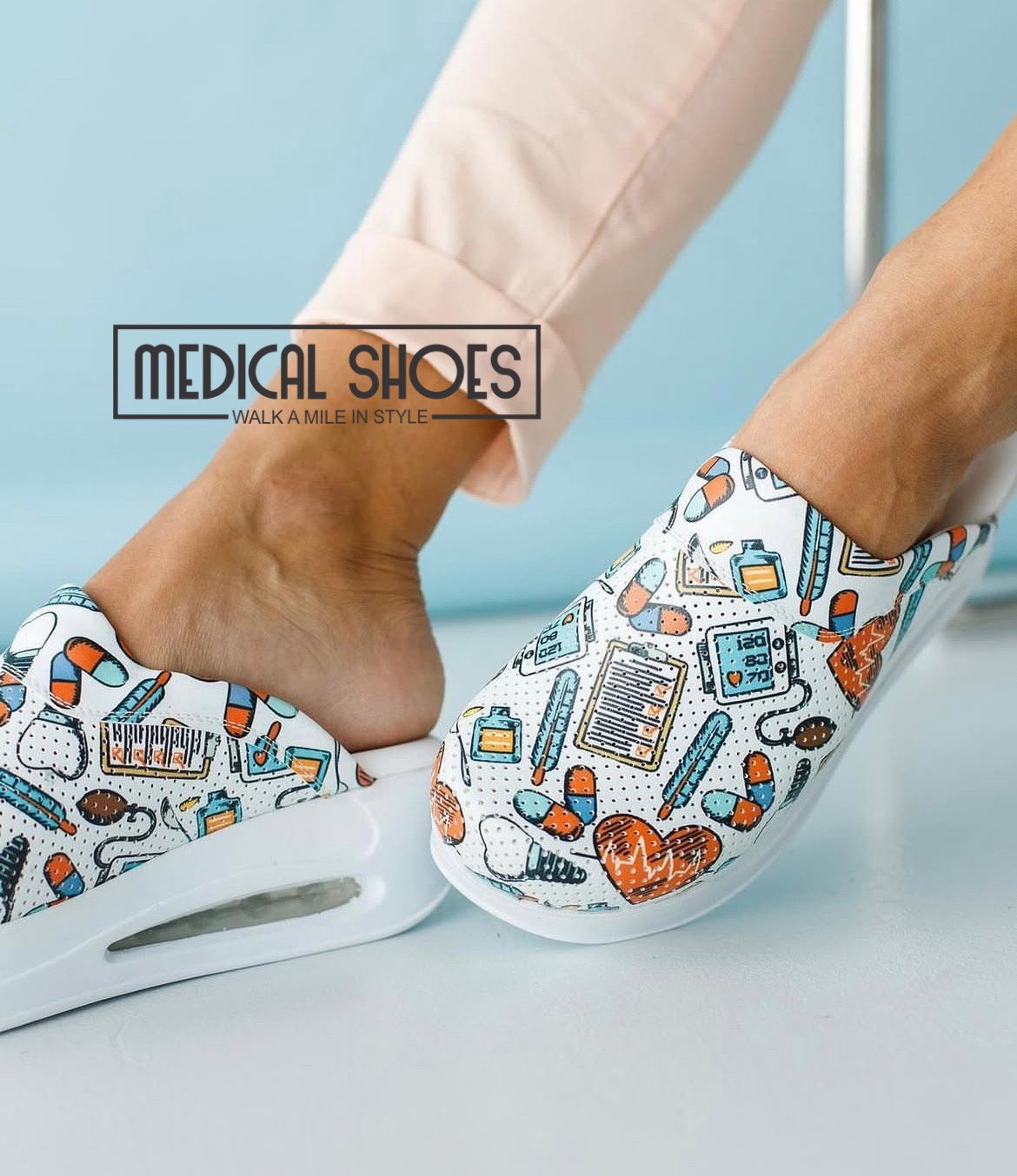 Air Max Klompe Medical Bijela 3