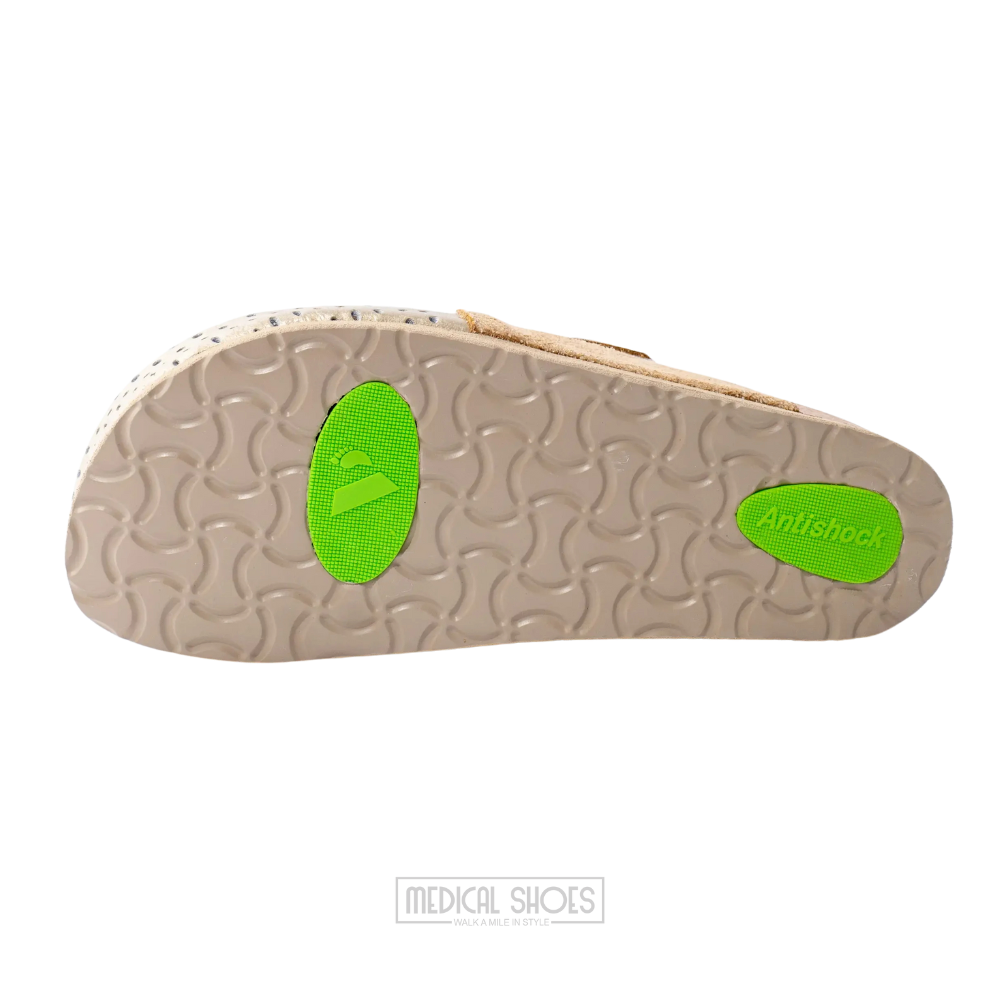 Free-step Komfort klompa LUX zlatne 4
