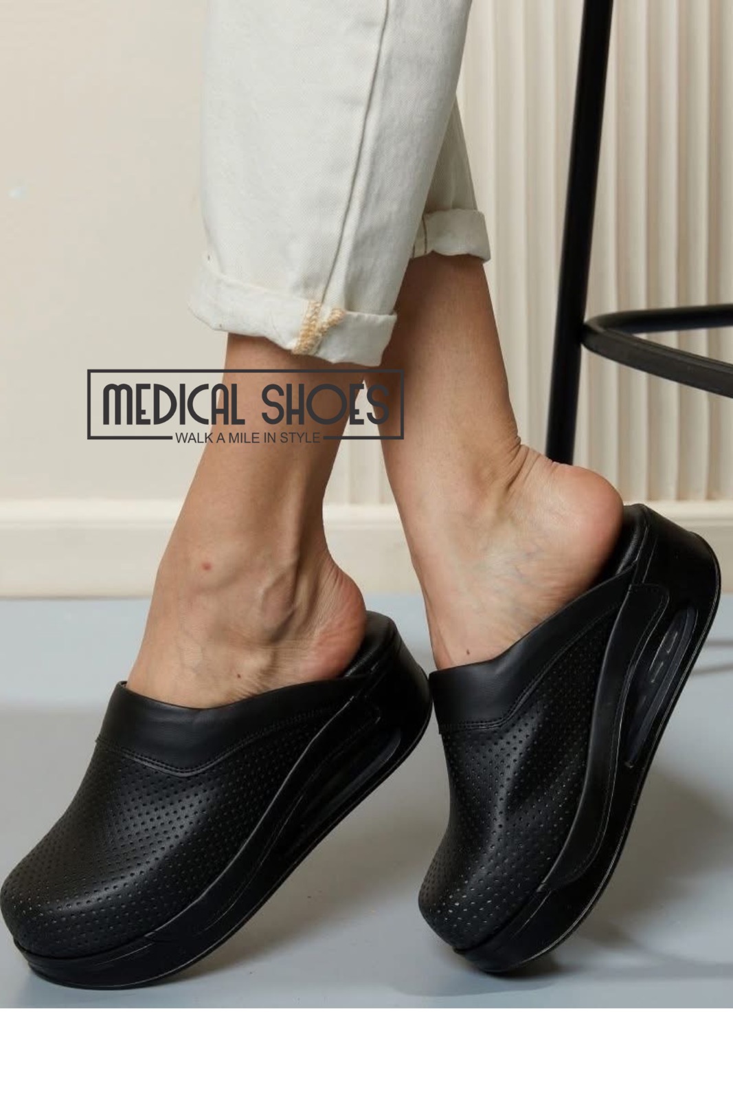 Air Max Klompe Medical Crna