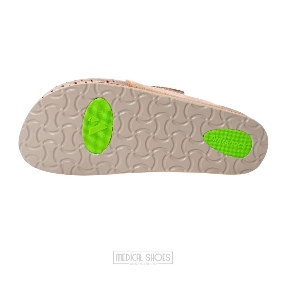 Free-step Komfort klompa LUX Metal Roze 3